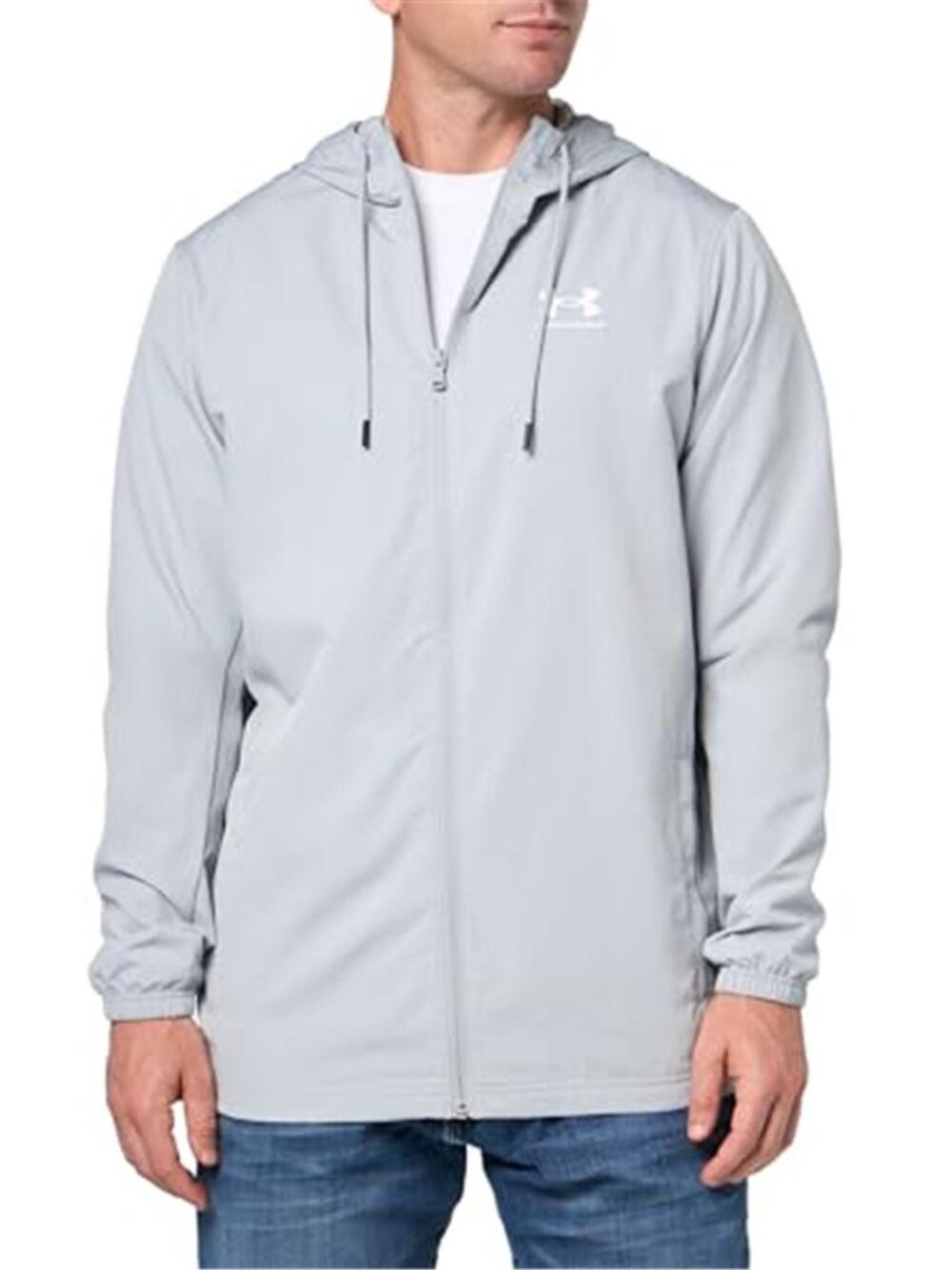 Under Armour Mens Windbreaker Jacket Lightweight Waterproof Breathable Zip